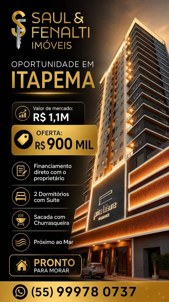 Apartamento em Morretes - Zona 3, Itapema