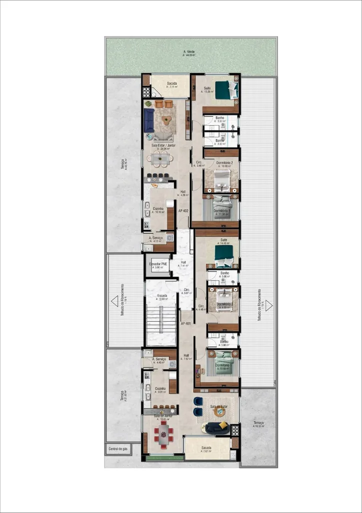 Apartamento em Bonfim, Santa Maria, foto 3