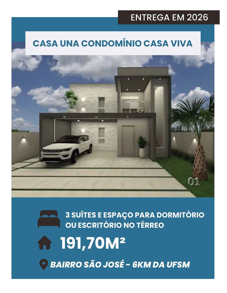 Casa de condomínio em Camobi, Santa Maria, foto 2