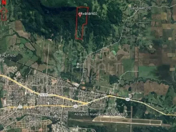 Área rural em Camobi, Santa Maria
